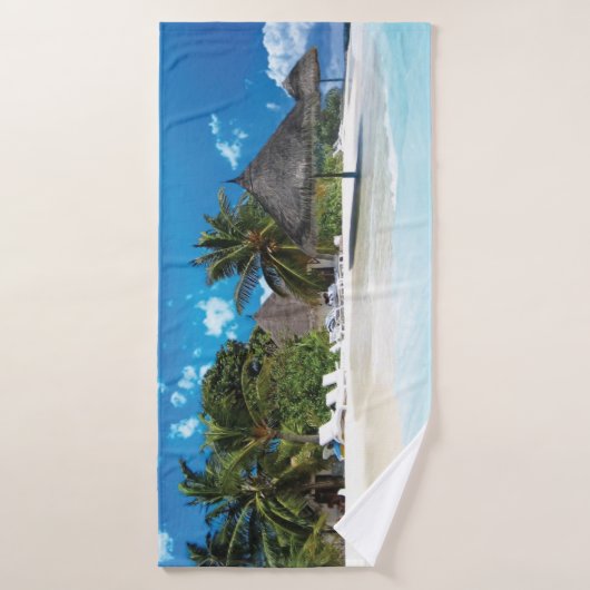 Exotischer Strand Badehandtuch (Badehandtuch)