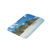 Exotischer Strand Badematte (Schrägansicht)