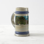 Exotischer Strand Bierglas (Vorderseite Links)
