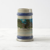 Exotischer Strand Bierglas (Mittel)