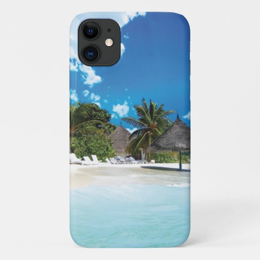 Exotischer Strand Case-Mate iPhone Hülle (Rückseite)