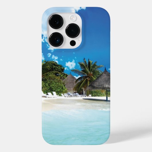 Exotischer Strand Case-Mate iPhone Hülle (Rückseite)