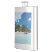 Exotischer Strand Flachmann (Links)