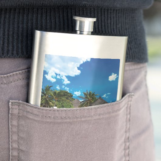 Exotischer Strand Flachmann (Beispiel)