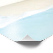 Exotischer Strand Fotodruck (Ecke)