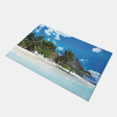 Exotischer Strand Fußmatte (Schrägansicht)