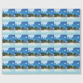 Exotischer Strand Geschenkpapier (Flach)