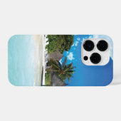 Exotischer Strand iPhone Hülle (Rückseite (Horizontal))