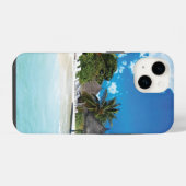 Exotischer Strand iPhone Hülle (Rückseite (Horizontal))