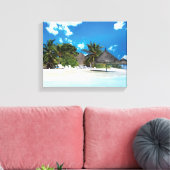 Exotischer Strand Leinwanddruck (Insitu (Wohnzimmer))