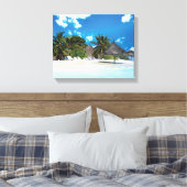 Exotischer Strand Leinwanddruck (Insitu (Schlafzimmer))