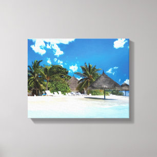 Exotischer Strand Leinwanddruck