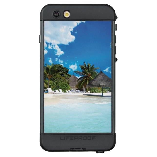 Exotischer Strand LifeProof iPhone Hülle (Rückseite)
