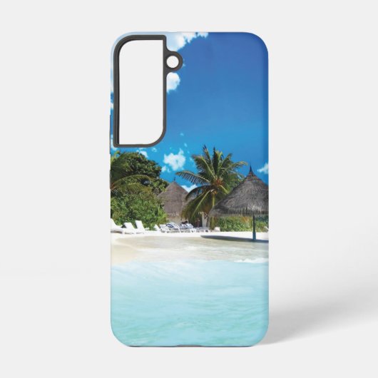 Exotischer Strand Samsung Galaxy Hülle (Rückseite)