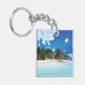 Exotischer Strand Schlüsselanhänger (Vorderseite links)