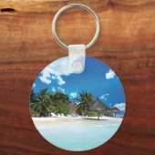 Exotischer Strand Schlüsselanhänger (Vorderseite)