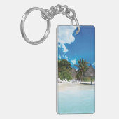 Exotischer Strand Schlüsselanhänger (Vorderseite links)
