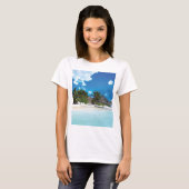 Exotischer Strand T-Shirt (Vorne ganz)