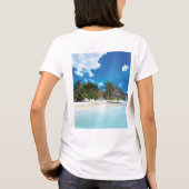 Exotischer Strand T-Shirt (Rückseite)