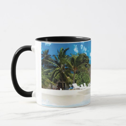 Exotischer Strand Tasse (Links)