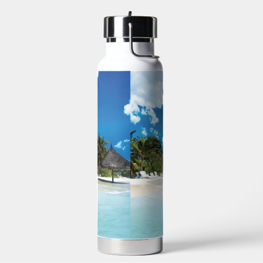 Exotischer Strand Trinkflasche (Links)