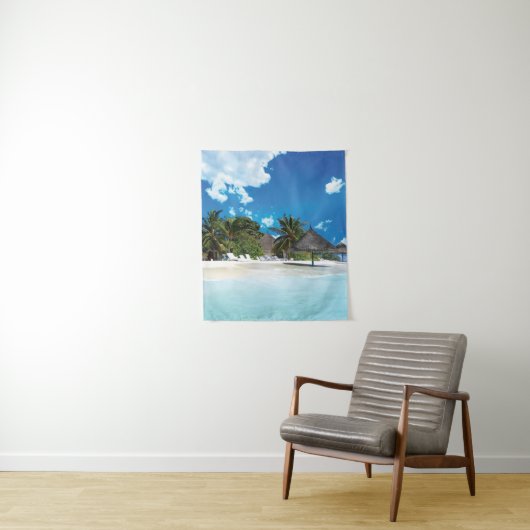 Exotischer Strand Wandteppich (Beispiel)