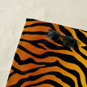 Exotischer Tiger gestreift Strandtuch (Beispiel)