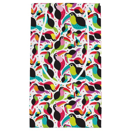 exotischer toucan Vogelhintergrund Brasiliens Kleine Geschenktüte (Vorderseite)