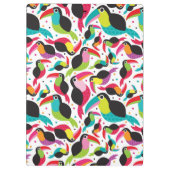 exotischer toucan Vogelhintergrund Brasiliens Klemmbrett (Rückseite)