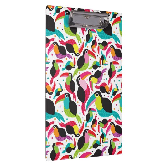 exotischer toucan Vogelhintergrund Brasiliens Klemmbrett (Rechts)