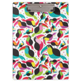 exotischer toucan Vogelhintergrund Brasiliens Klemmbrett (Vorderseite)