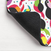 exotischer toucan Vogelhintergrund Brasiliens Mousepad (Ecke)