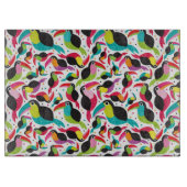 exotischer toucan Vogelhintergrund Brasiliens Schneidebrett (Vorderseite)