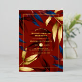 Exotischer Tropenwald Bachelorette Wochenende Folieneinladung (Stehend vorne)