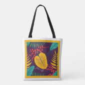 Exotischer Tropischer Botanischer Garten Tasche (Rückseite)