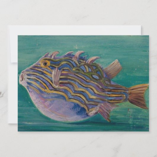 Exotischer tropischer Fisch (Unterwasser) (Mariann Karte (Vorderseite)