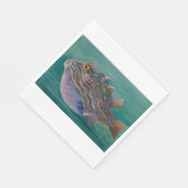 Exotischer tropischer Fisch (Unterwasser) (Mariann Serviette (Ecke)