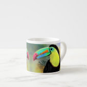Exotischer tropischer Toco Toucan Bird - Malerei - Espressotasse (Vorderseite Rechts)