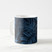 Exotischer tropischer Vrctor-Hintergrund mit hawai Kaffeetasse (Vorderseite Links)