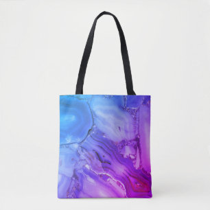 Exotischer violetter Marmor Tasche