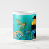 Exotischer Vogel "SONG ON THE WIND" 20 OZ. Jumbo-Tasse (Vorderseite)