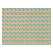 Exotisches blühendes Aquarell-Kaktus-Muster Tischdecke (Vorderseite (Horizontal))