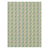 Exotisches blühendes Aquarell-Kaktus-Muster Tischdecke (Vorderseite)