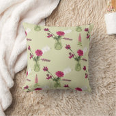 Exotisches Blumenarrangement im Glas Kissen (Decke)