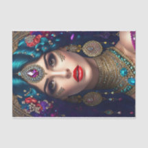 Exotisches Dekoupage Tissue