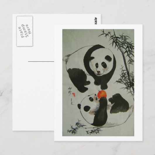 exotisches Essen Postkarte (Vorne/Hinten)