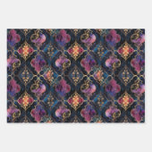 EXOTISCHES GEOMETRISCHES DECOUPAGE DEKORATIVE PAPI GESCHENKPAPIER SET (Vorderseite 3)