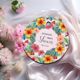 Exotisches hawaiianisches Brautparty Geschenkanhänger