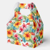 Exotisches hawaiianisches Brautparty Geschenkschachtel (Rückseite)