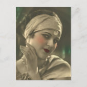 Exotisches Headband Postkarte (Vorderseite)